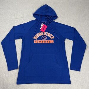 NWT - NFL FOCO Boise State Broncos Football Hooded Long Sleeve - NEW Mens S Blue